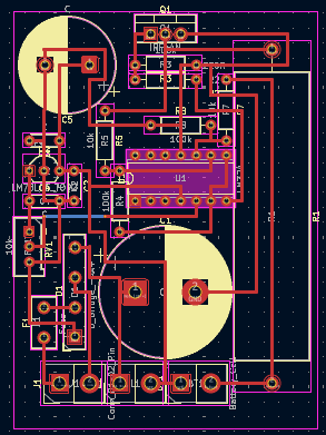 Layout de PCB desenvolvido para o Carregador V1